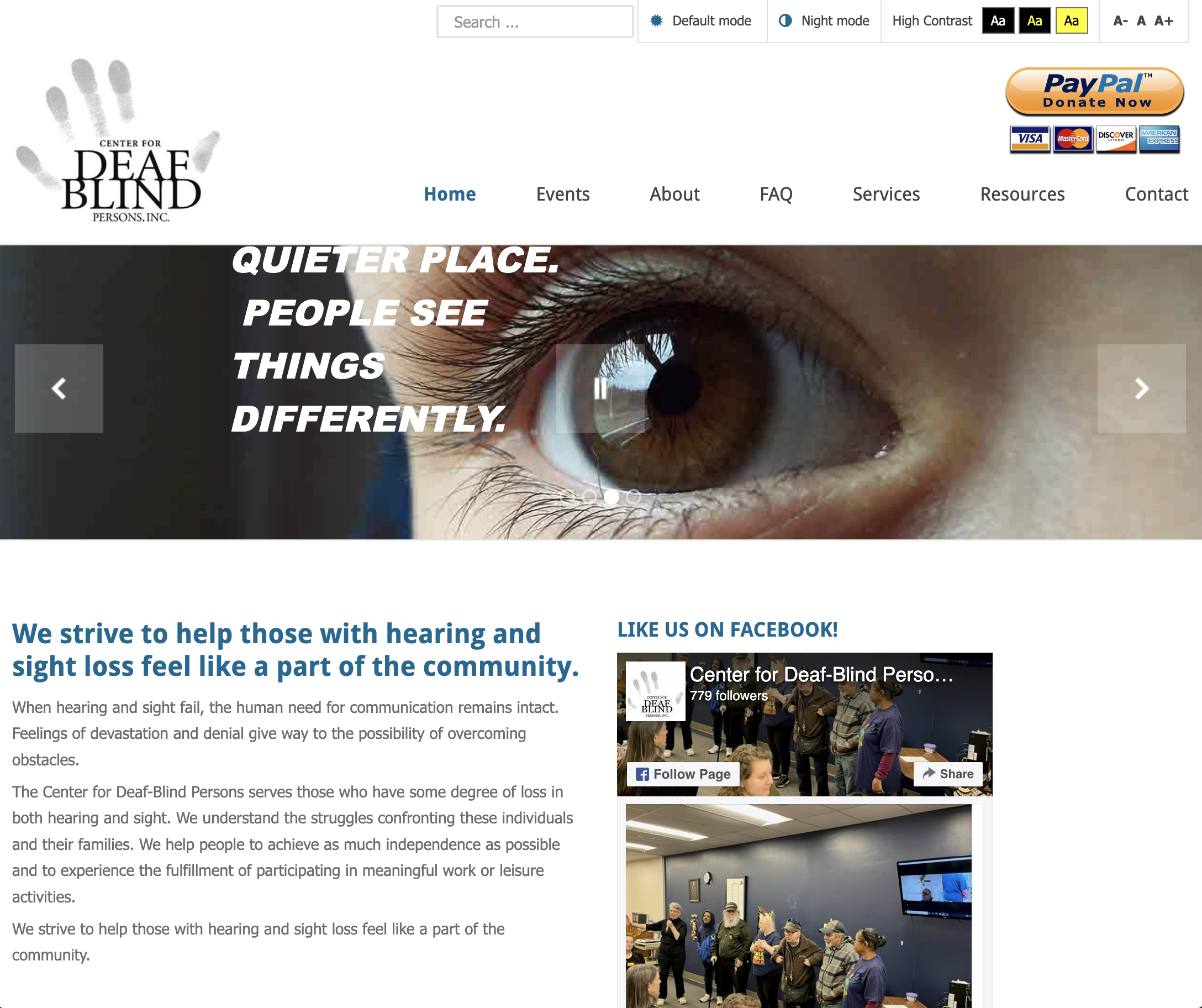 Center for Deaf Blind Persons